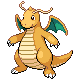 Dragonite (dragonite) game sprite