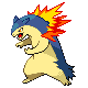 Typhlosion (typhlosion) game sprite