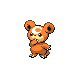 Teddiursa (teddiursa) game sprite