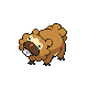 Bidoof (bidoof) game sprite