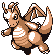 Dragonite (dragonite) game sprite