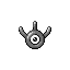 Unown W (unown) game sprite
