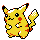 Pikachu (pikachu) game sprite