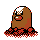 Diglett (diglett) game sprite