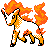 Ponyta (ponyta) game sprite