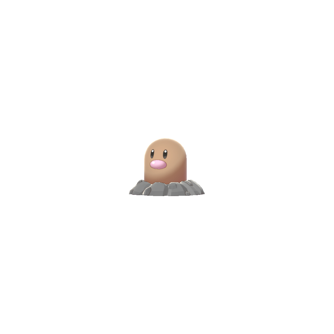 Diglett (diglett) game sprite