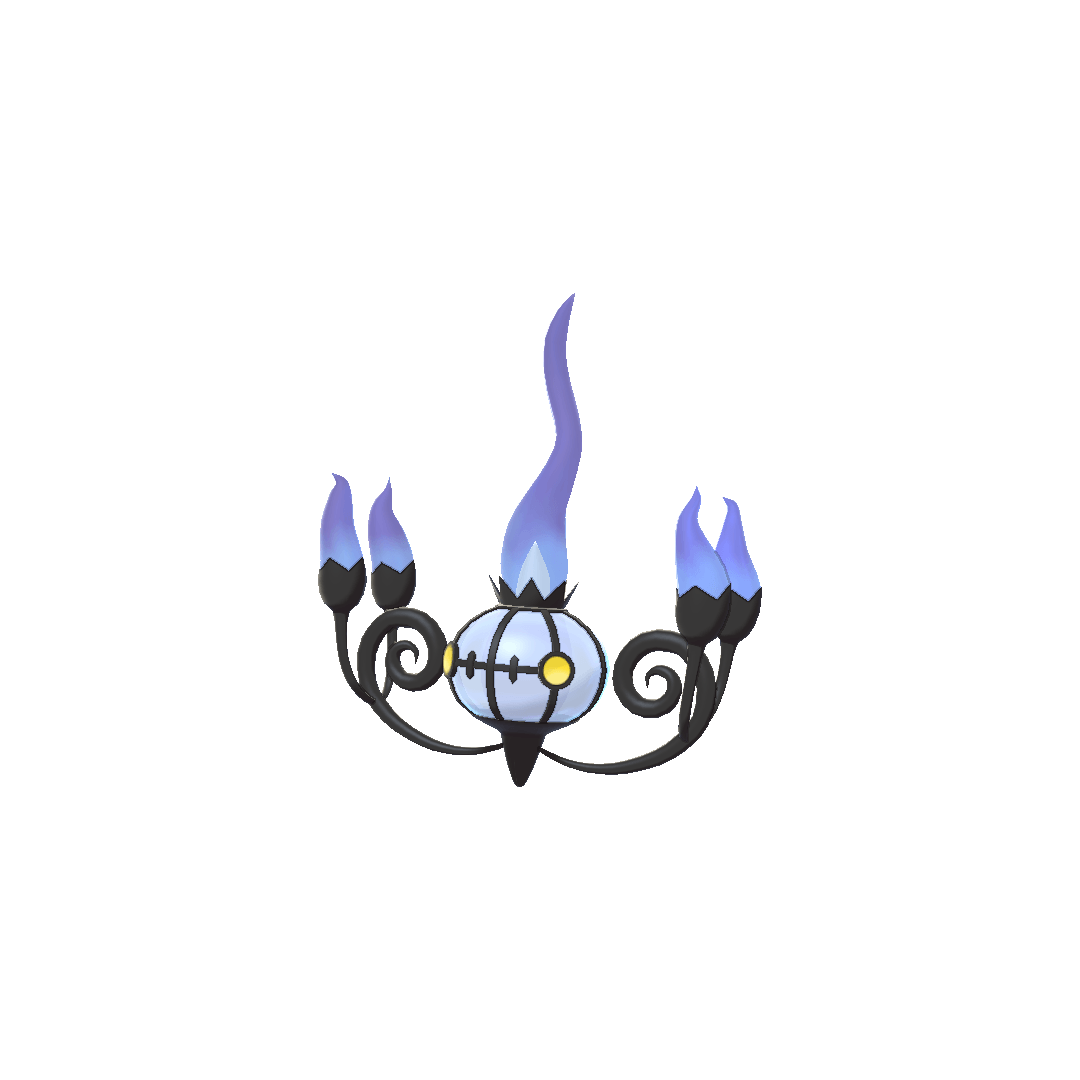 Chandelure (chandelure) game sprite