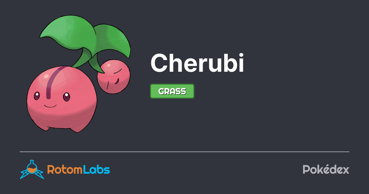 Cherubi | RotomLabs Pokédex