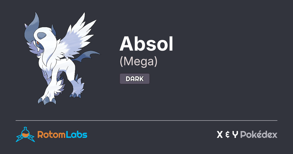 Mega Absol | RotomLabs X & Y Pokédex