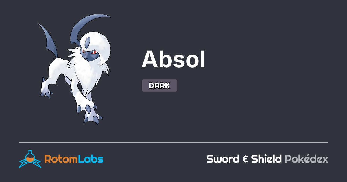Absol | RotomLabs Sword & Shield Pokédex
