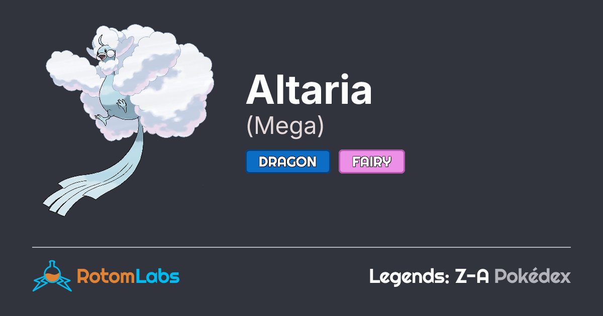 Mega Altaria | RotomLabs Legends: Z-A Pokédex