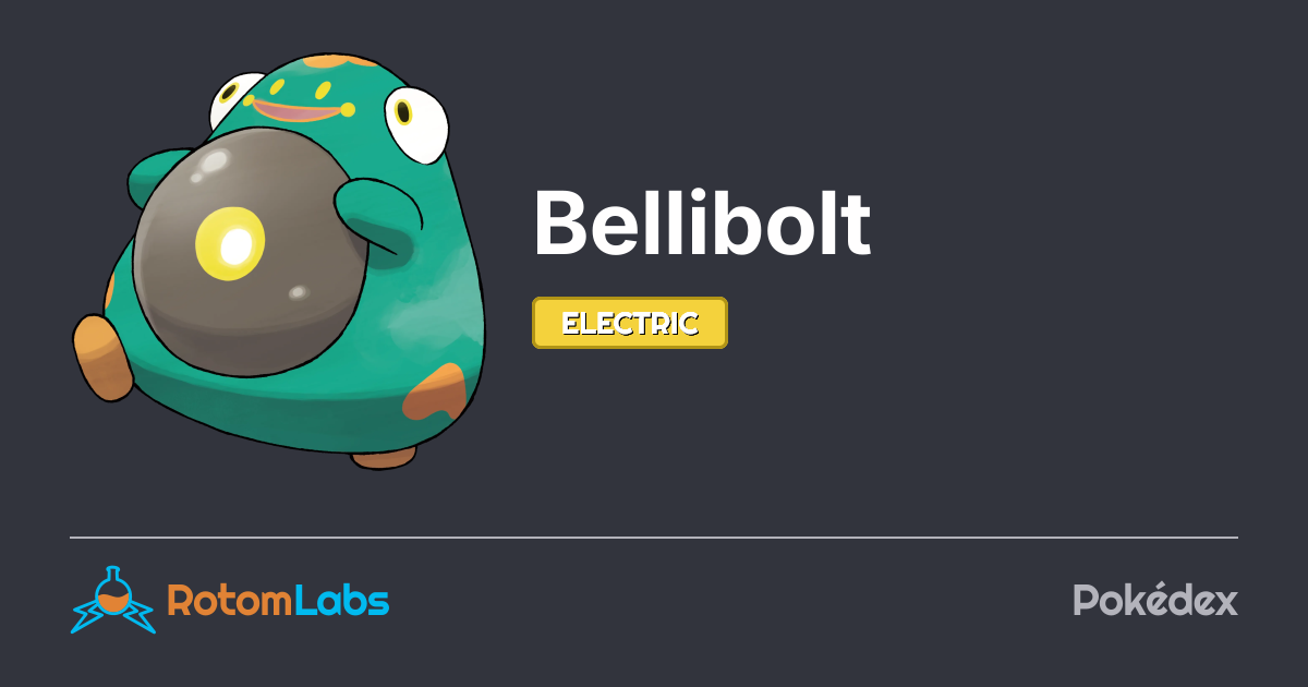 Elefrog Bellibolt | RotomLabs Pokédex