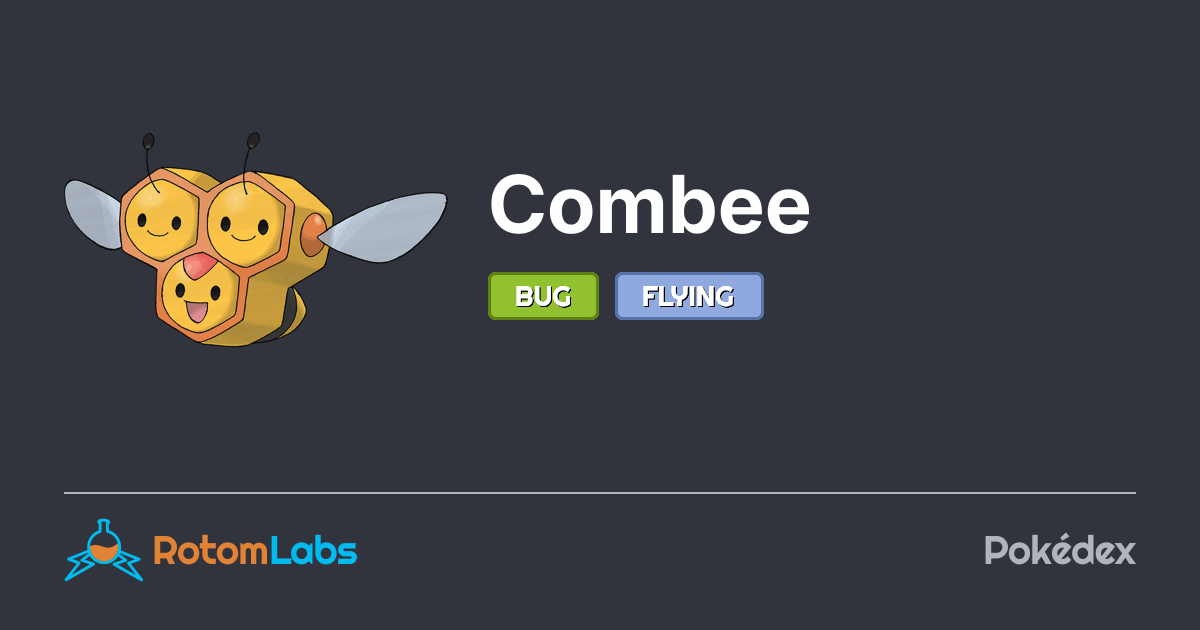 Combie Guide Roe Combee | RotomLabs Pokédex