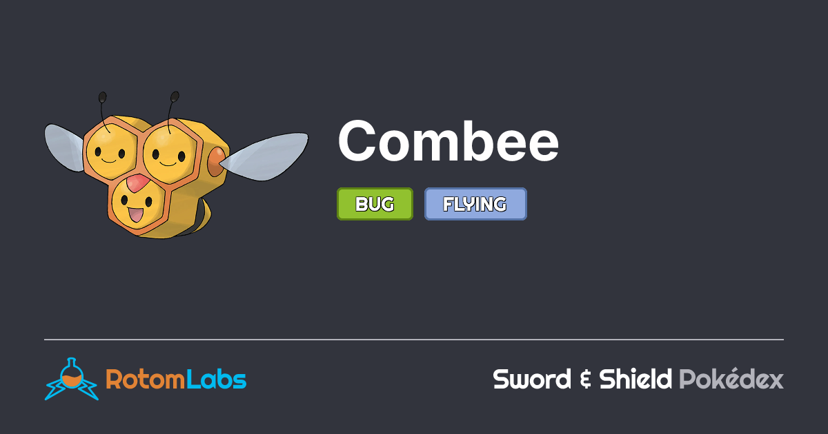 Combee | RotomLabs Sword & Shield Pokédex