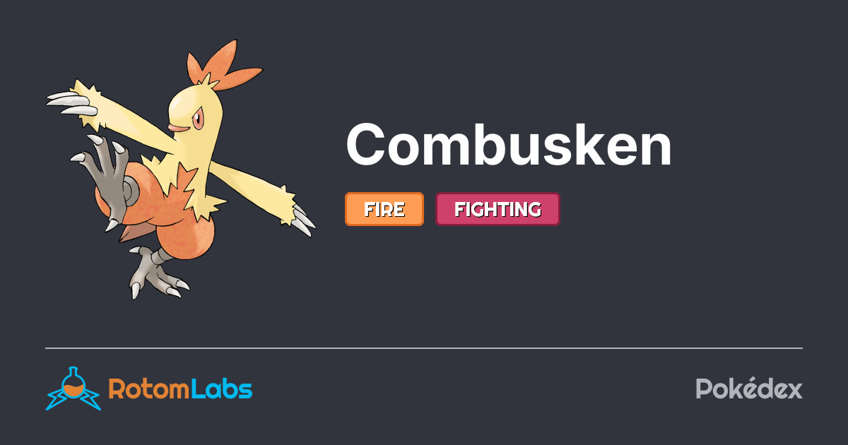 Combosken Combusken | RotomLabs Pokédex