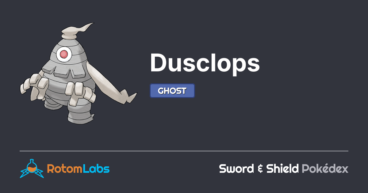 Musclops Fakemon Dusclops | RotomLabs Sword & Shield Pokédex