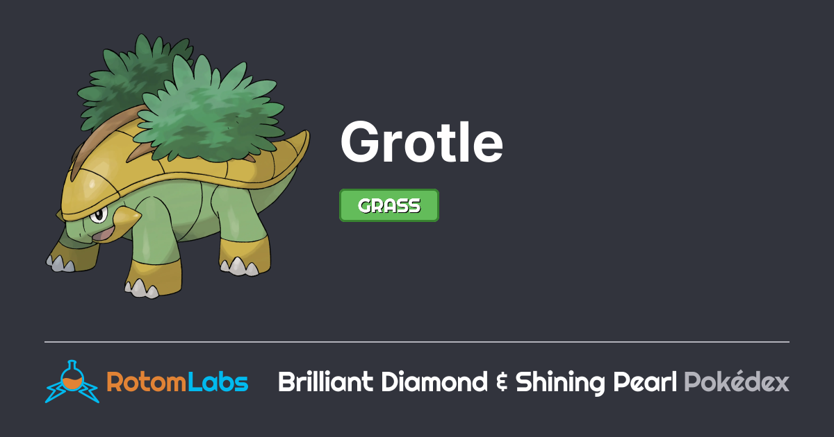 Shiny Grotle Grotle | RotomLabs Brilliant Diamond & Shining Pearl Pokédex