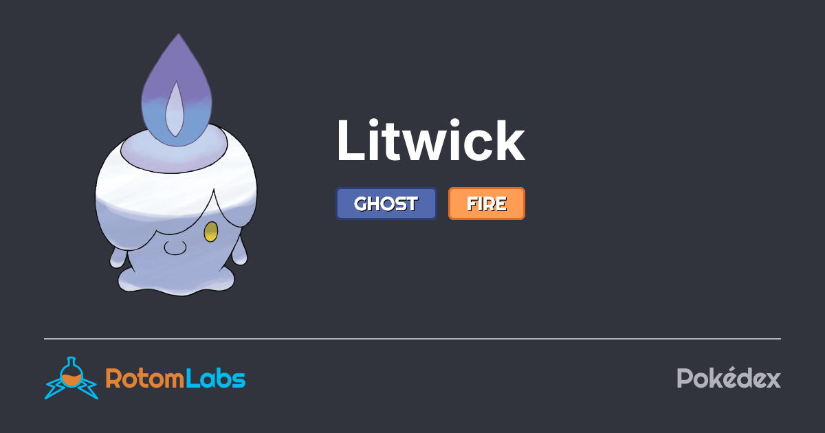 Litwick Candlestick Litwick | RotomLabs Pokédex