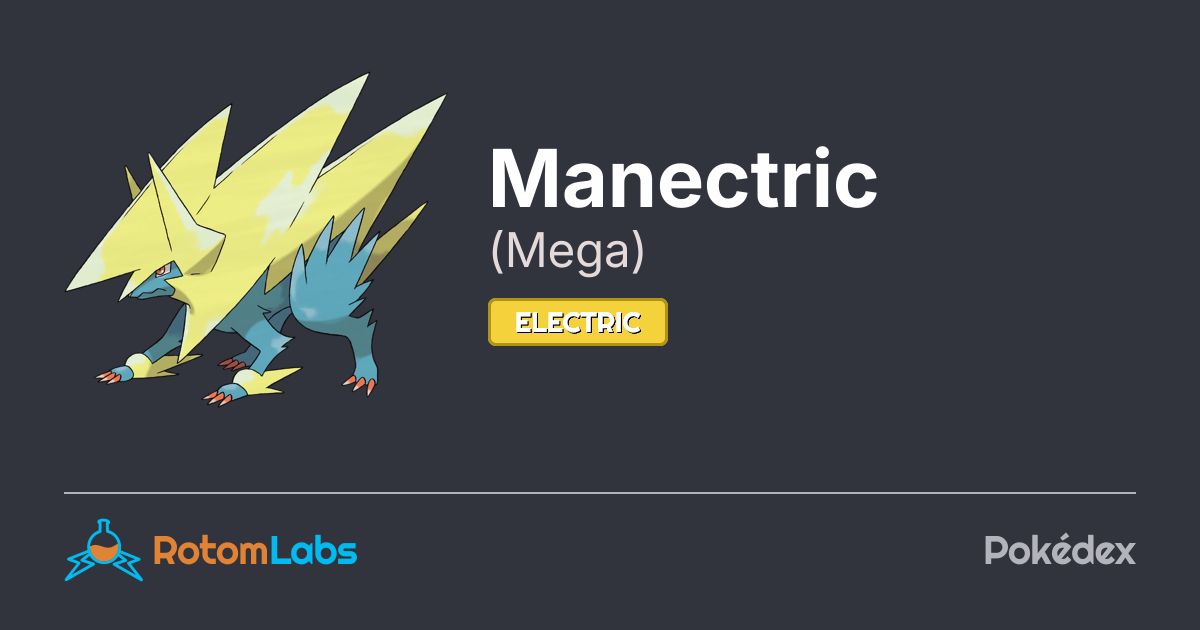 Manectric Database Mega Manectric | RotomLabs Pokédex