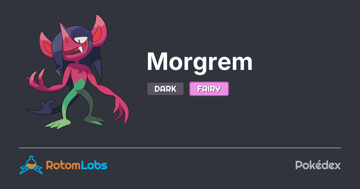 Morgrim Evolution Morgrem | RotomLabs Pokédex
