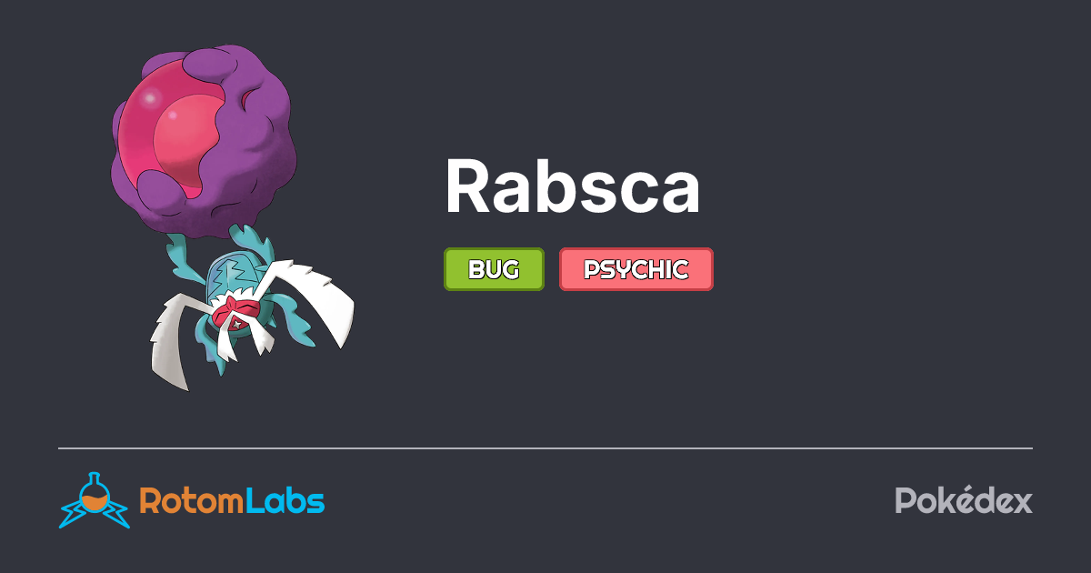 Rabsca | RotomLabs Pokédex