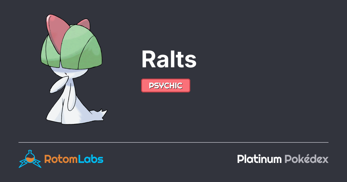 Relts Pokemon Ralts | RotomLabs Platinum Pokédex