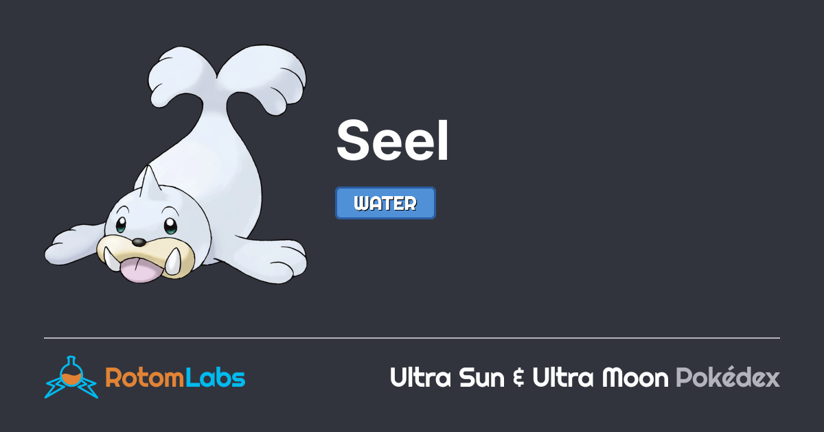 Ultra Moon Rosta Seel | RotomLabs Ultra Sun & Ultra Moon Pokédex