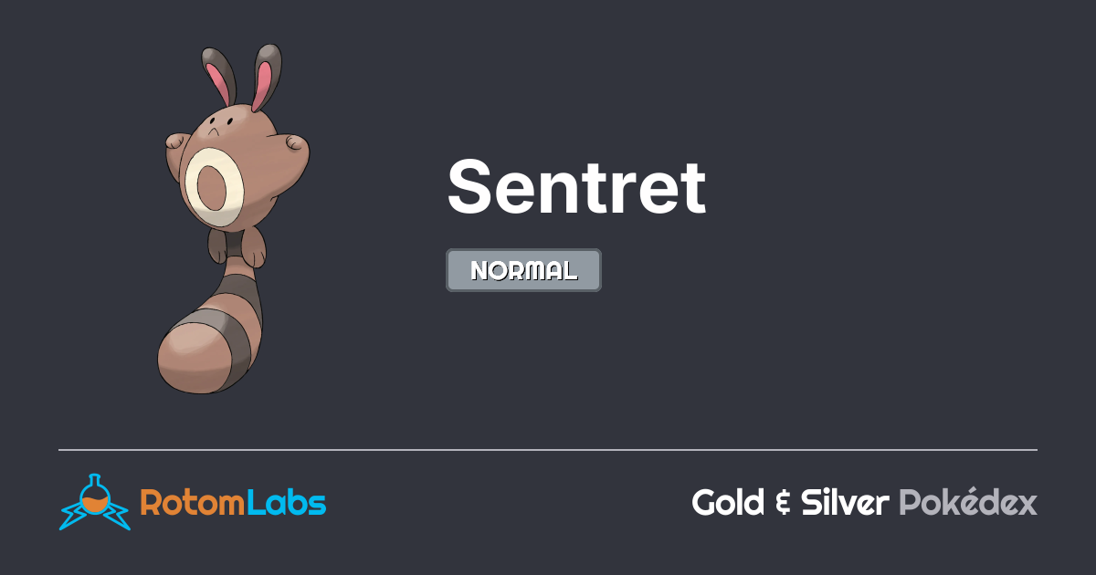 Sentreet Sentret | RotomLabs Gold & Silver Pokédex