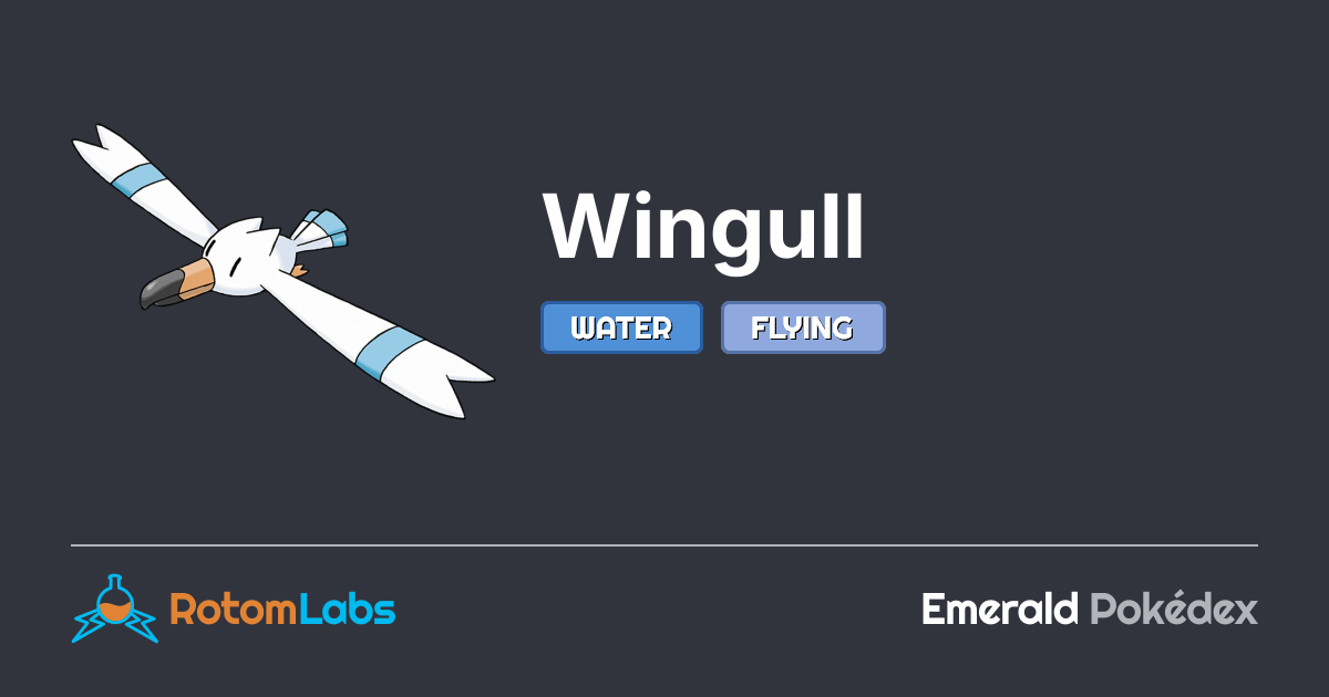 Winngul Wingull | RotomLabs Emerald Pokédex