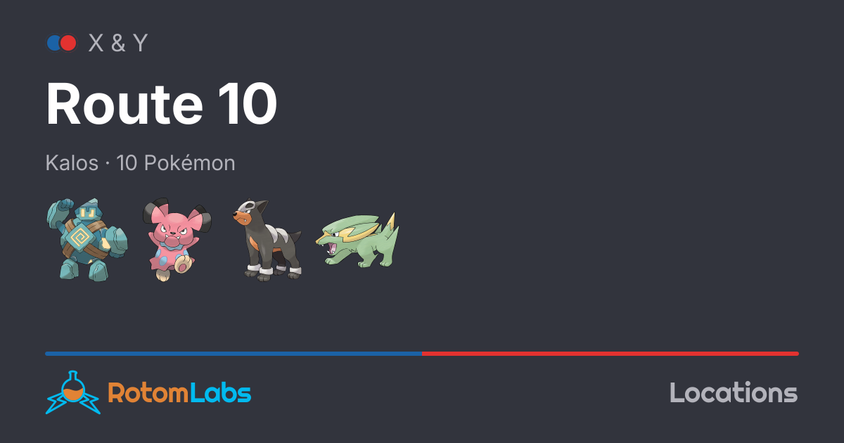 Route 10 - Pokémon X & Y | RotomLabs
