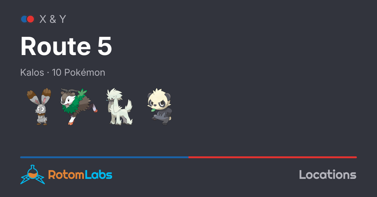 Route 5 - Pokémon X & Y | RotomLabs